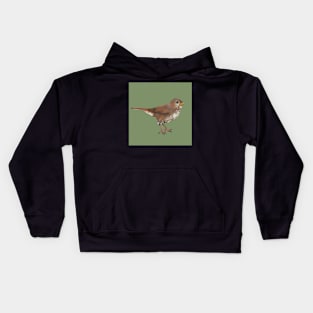 Sweet Fox Sparrow Kids Hoodie